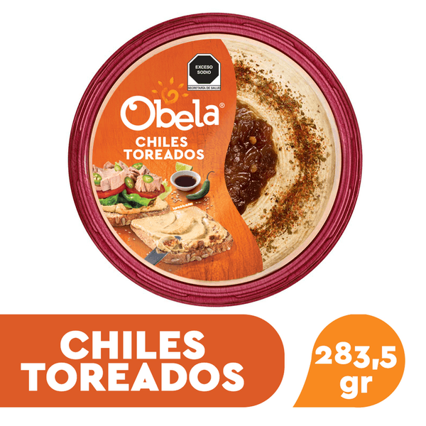 Obela Hummus Hummus Chiles Toreados 283.5 G