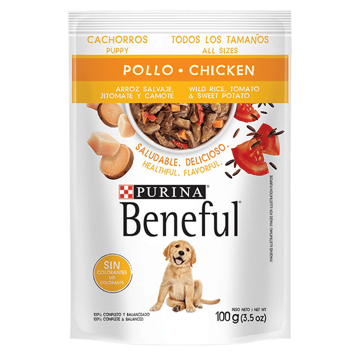 Beneful Alimento Húmedo Para Perro Pollo 100 G