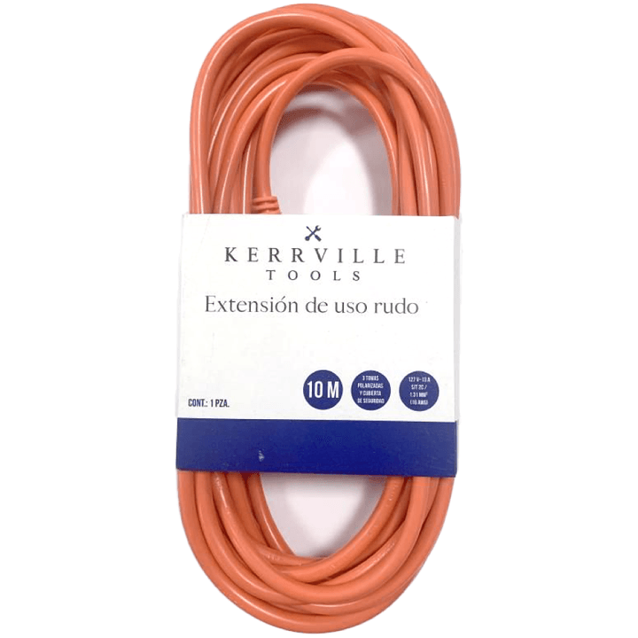 Kerrville Extensión Eléctrica Uso Rudo 10 M Calibre 16 Sjt 1 Pz