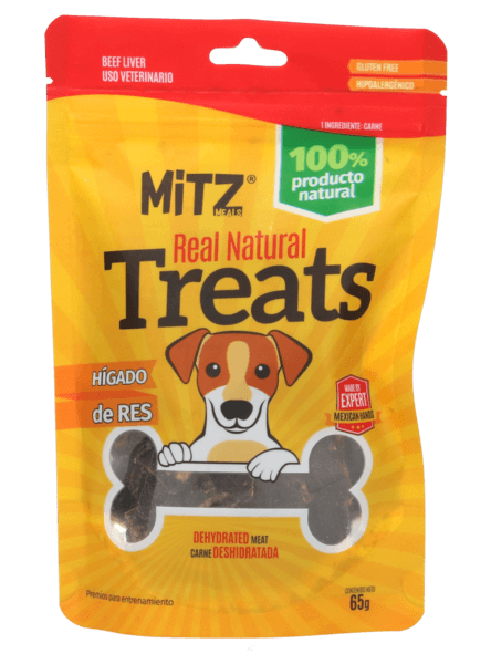 Mitz Meals Premio Para Perros Hígado De Res 60 G