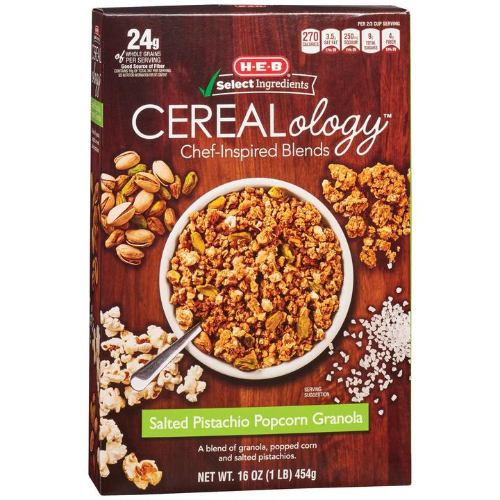 Cereal Cerealogy Pistaches Y Palomitas 454gr 454 G