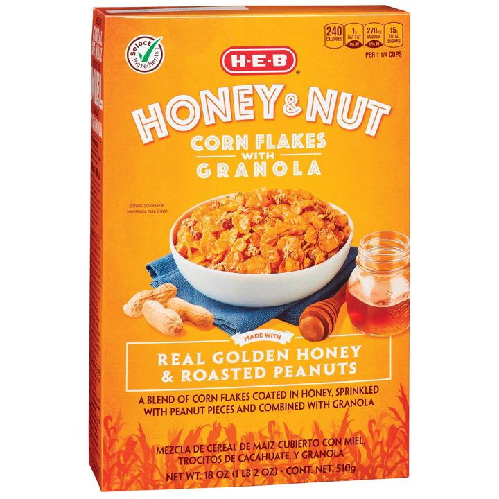 Cereal Honey & Nuts Corn Flakes 510 G