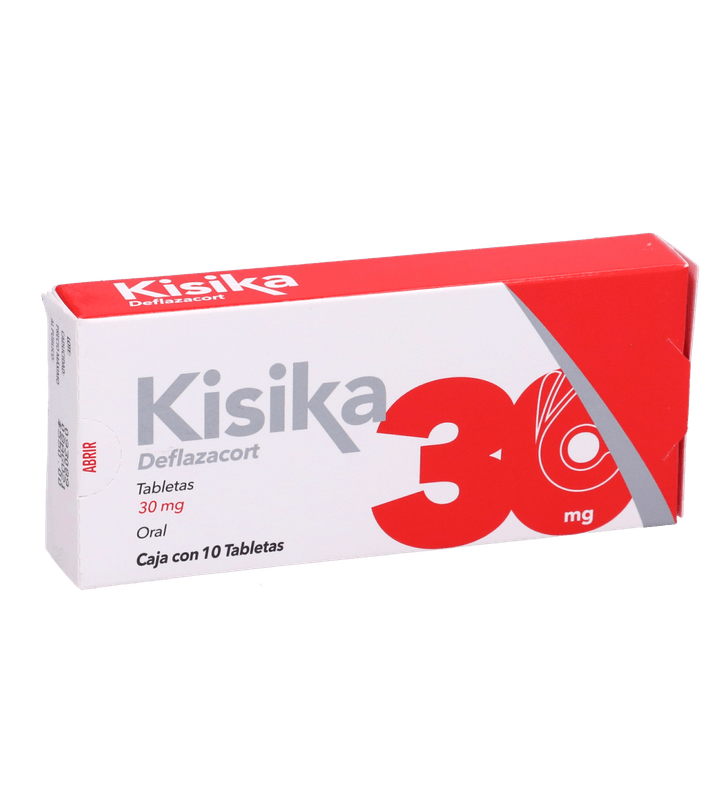 Kisika 30mg 10 Tabletas 10 Pz