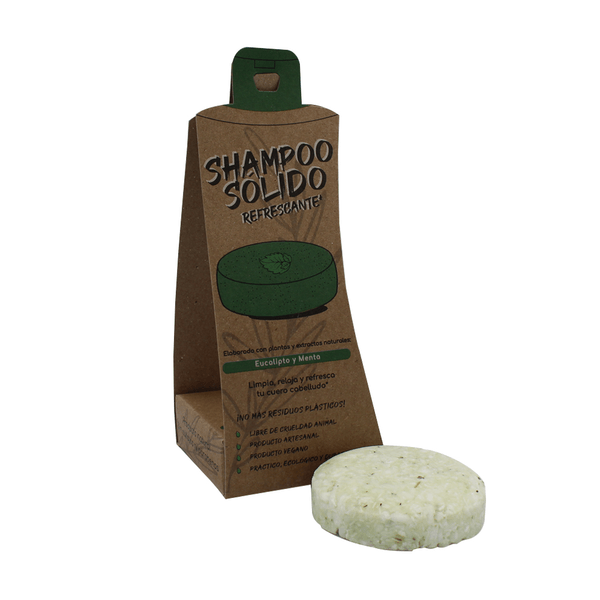 Arbol Verde Shampoo Sólido Eucalipto Y Menta 50 G