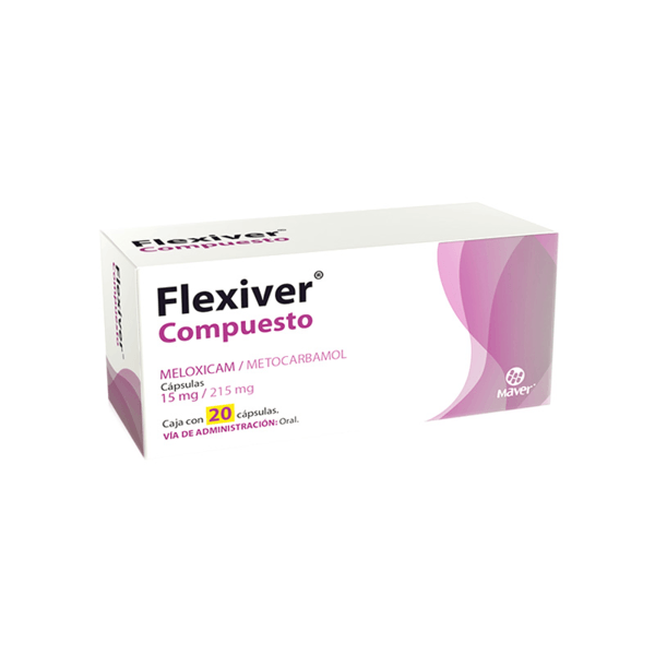 Flexiver Comp 15/215mg 20cpr Meloxicam Metocarbam 20 Pz