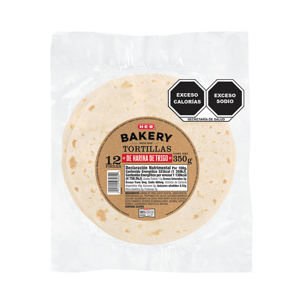 Tortilla De Trigo Bakery 12 Pz