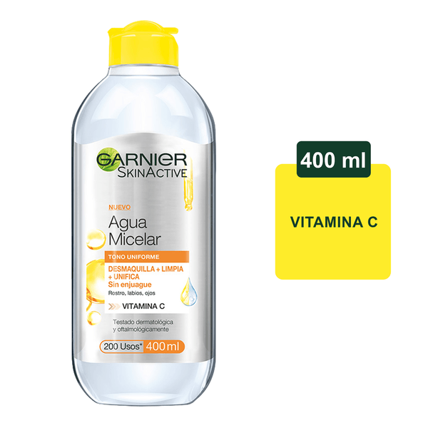 Garnier Skinactive Agua Micelar De Vitamina C 400 Ml