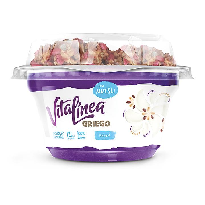 Yogurt Griego Natural Con Topping 135 G