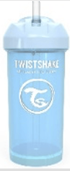 Straw Cup 360ml 12+M Azul Pastel Vaso Entrenador 1 Pz