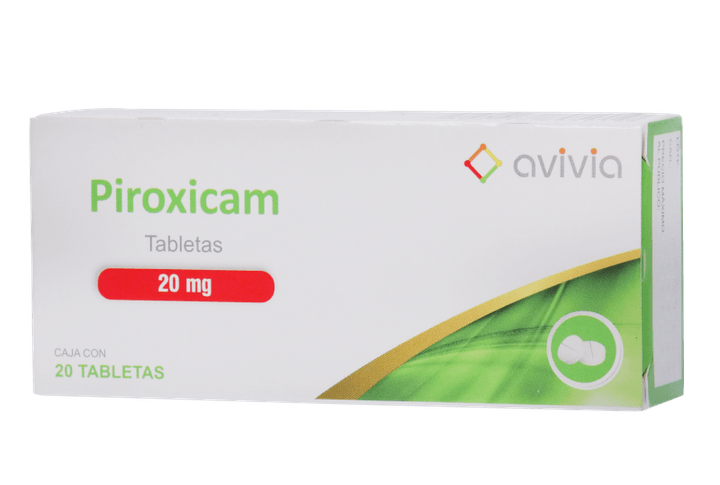 Piroxicam 20mg 20 Tabletas 20 Pz