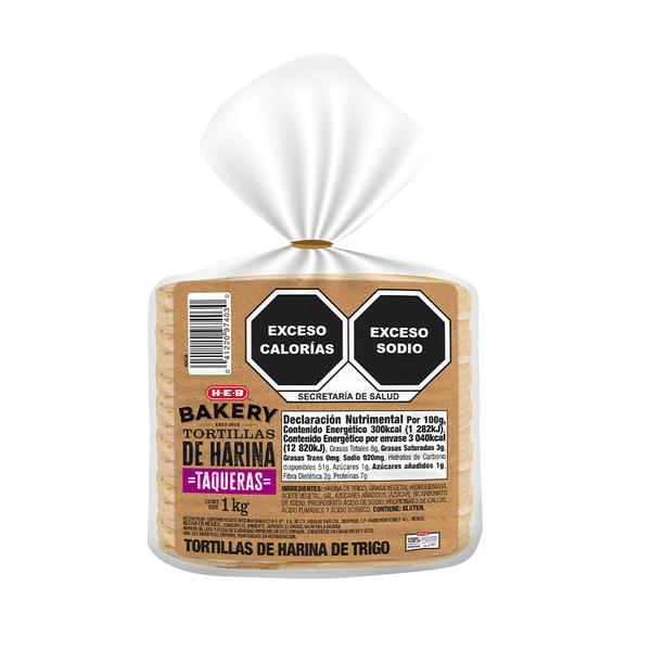 Heb Tortilla De Trigo Taquera 1 Kg