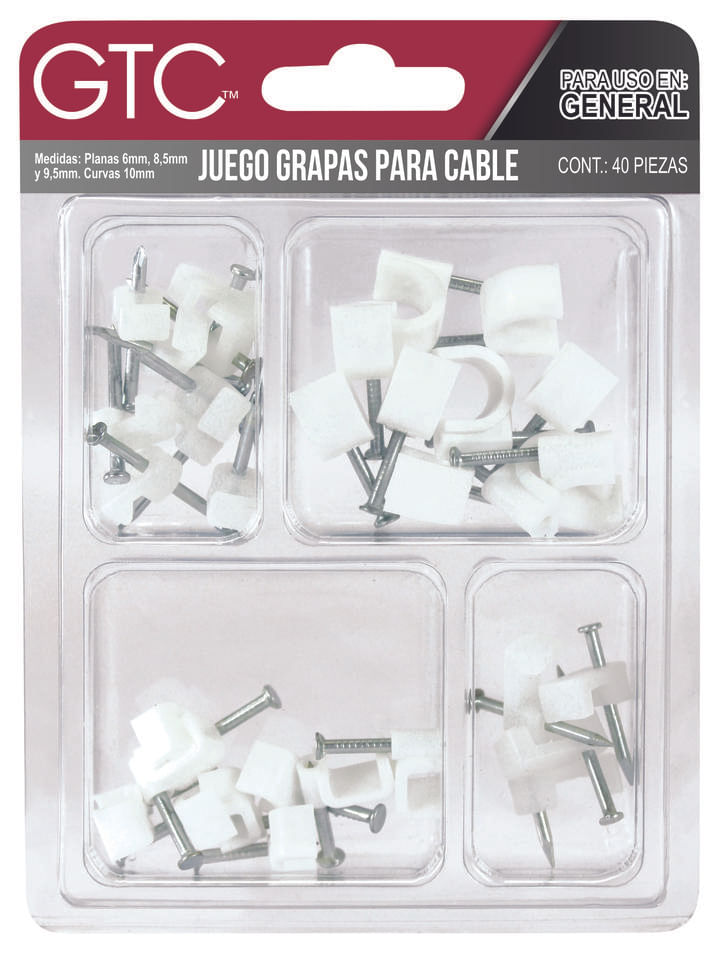 Grapas Juego De Grapas Cable 1 Pz