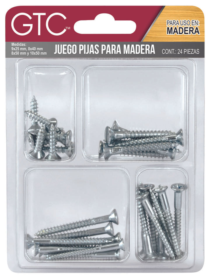 Pijas Juego De Pijas Madera 1 Pz