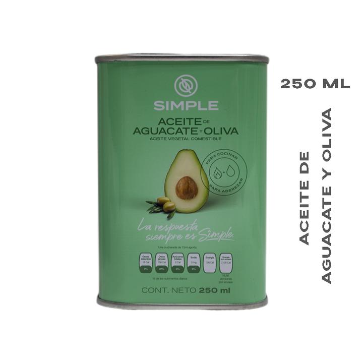 Aceite De Aguacate Y Oliva 100 % Puro 250 Ml