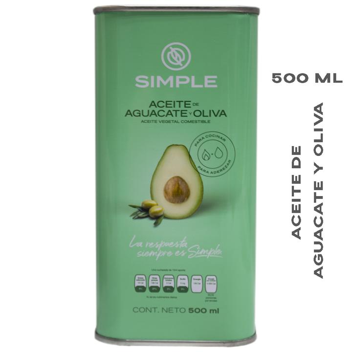 Aceite De Aguacate Con Oliva 500 Ml