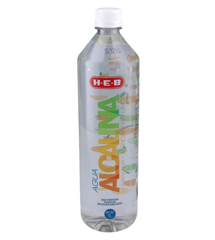 Heb Agua Alcalina Naranja, Mandarina Y Limón 1 L