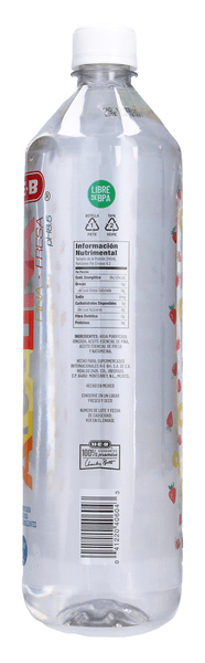Heb Agua Alcalina Piña Y Fresa 1 L
