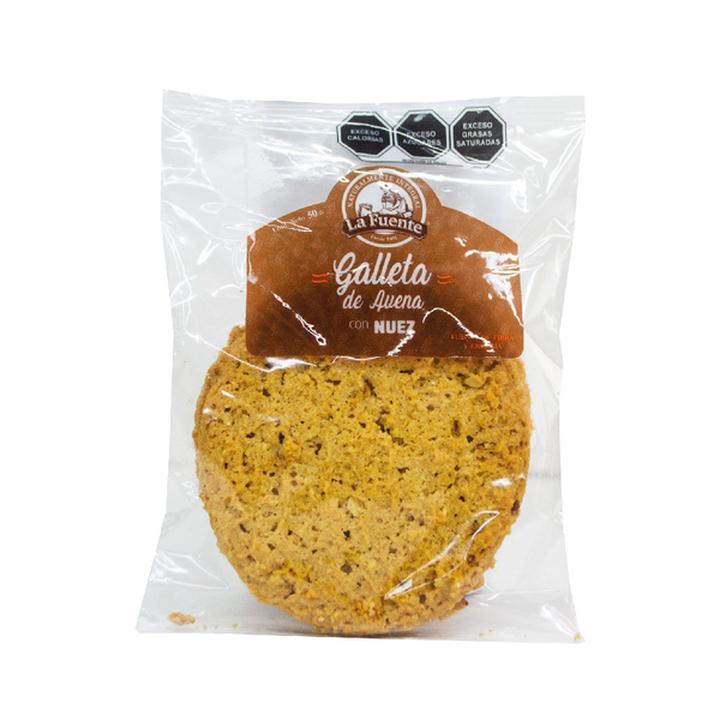 Galleta De Avena Pan La Fuente Con Nuez 50 G