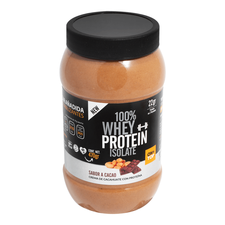 Ontop Crema De Cacahuate Cacao Whey 470 G