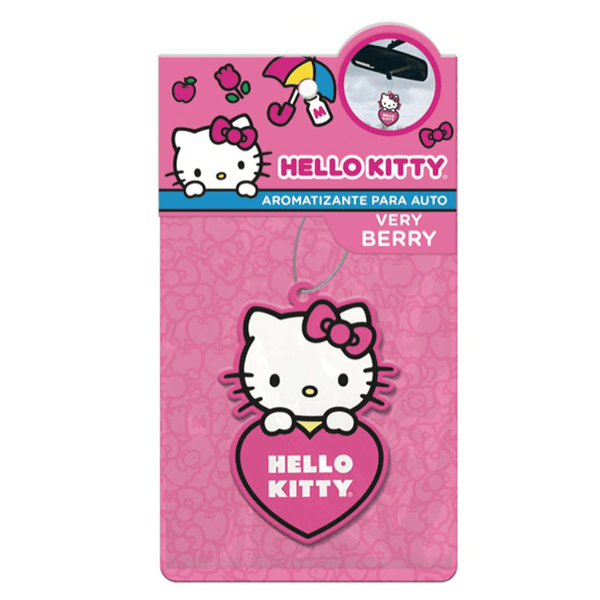 Aromatizante De Automóvil Hello Kitty 1 Pz
