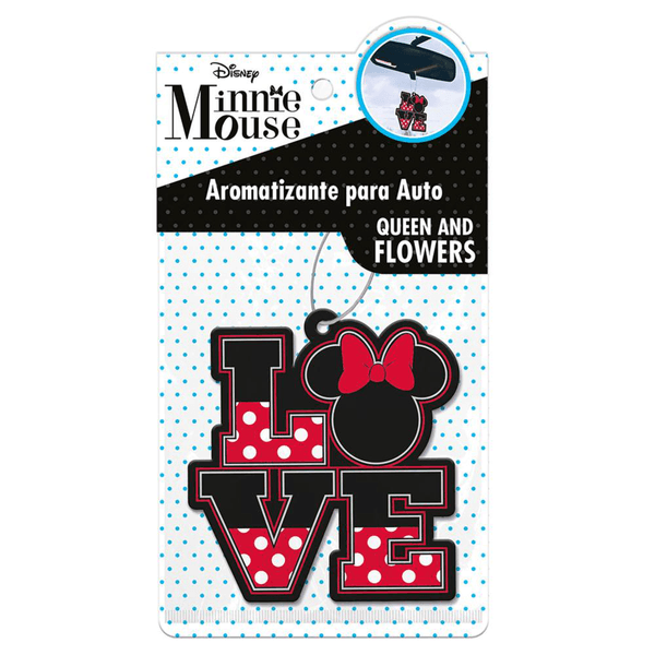 Aromatizante Para Auto Minnie Mouse Queen Of Flo 1 Pz
