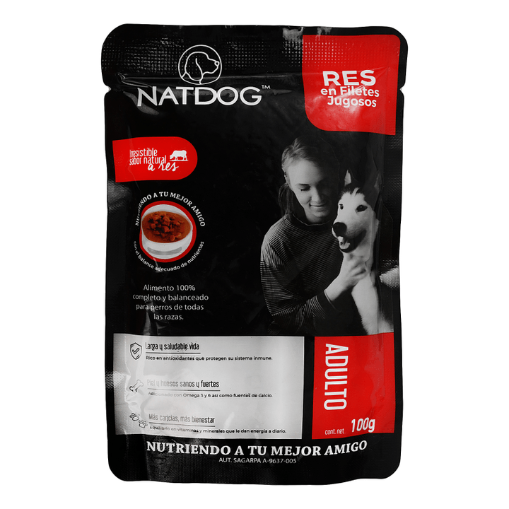 Alimento Humedo Pouch Adulto Res 100 G