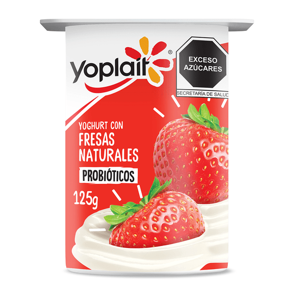 Yoplait Yogurt Fresas Naturales 125 G
