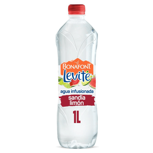 Bonafont Agua Infusionada Sandía Y Limón 1 L