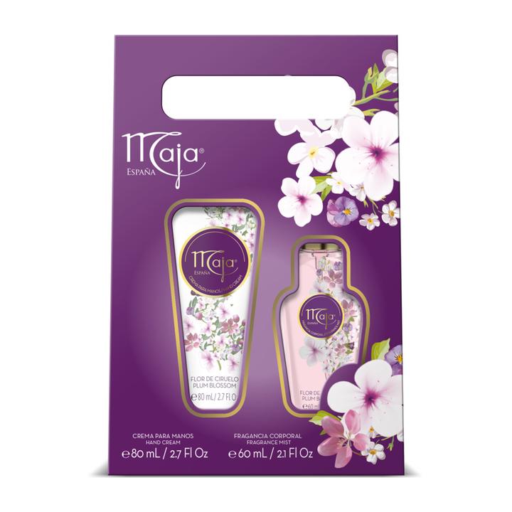 Estuche Maja Plum Blossom Mini Body Splash+Crema 205 G