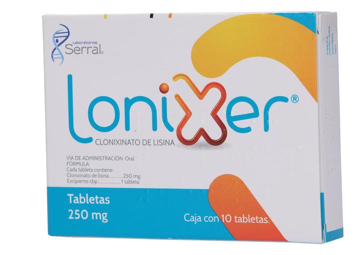 Lonixer 250mg 10tab Clonixinato De Lisina Generico 10 Pz