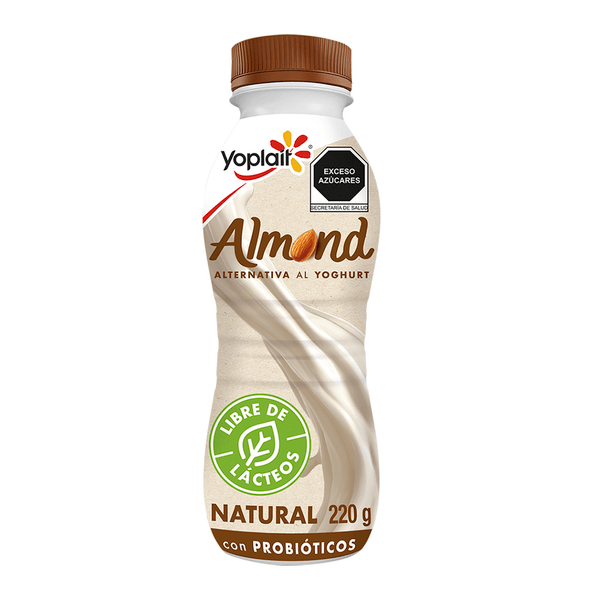 Yogurt Bebible A Base De Almendras Natural 220 G