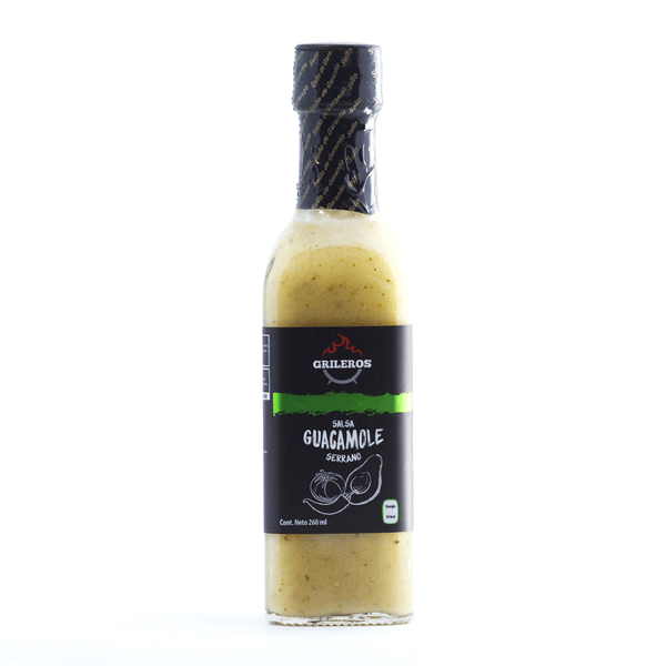 Grileros Salsa Guacamole Y Serrano 260 Ml