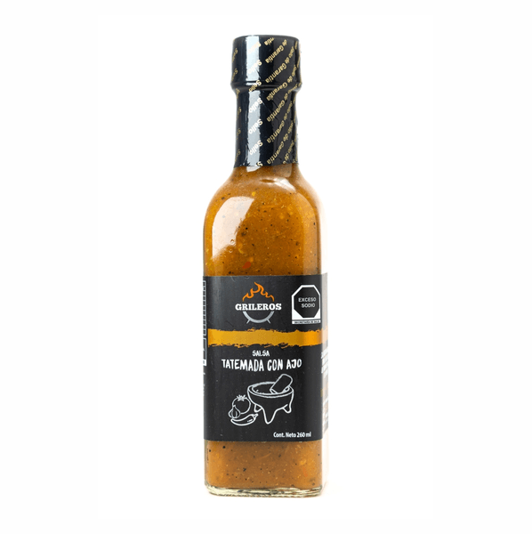 Grileros Salsa Tatemada Con Ajos 260 Ml