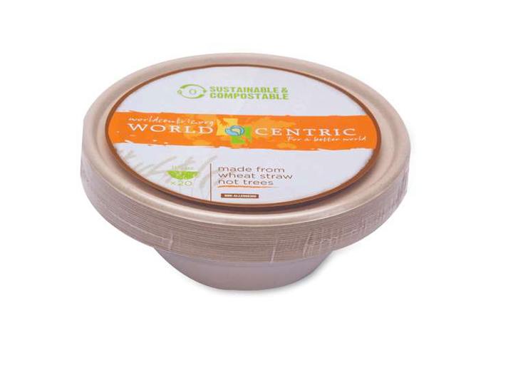 Platos Desechables Compostables Hondo 20 Pz