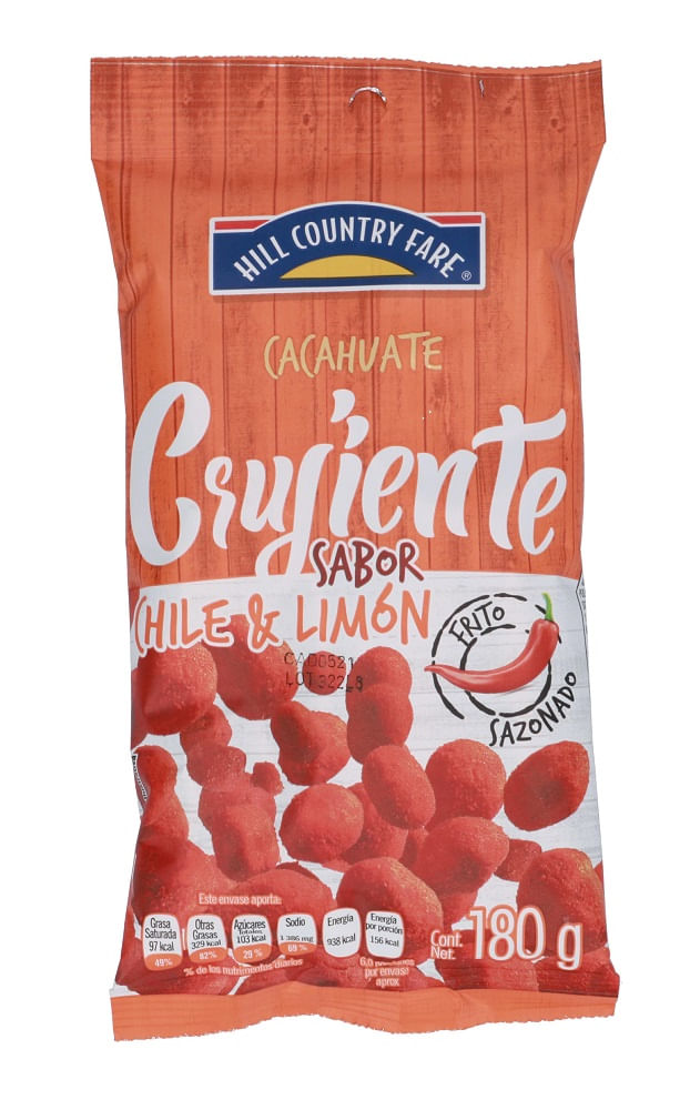 Hcf Cacahuate Crujiente Sabor Chile Y Limón 180 G