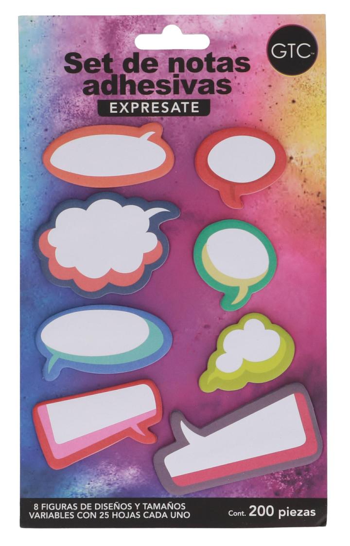 Notas Adhesivas Figuras 200 Pz