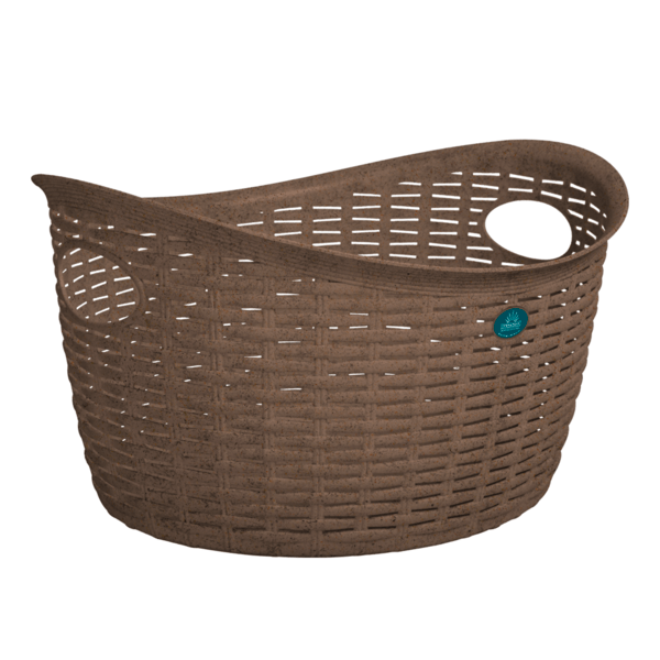Canasta Rattan Oval Earth 1 Pz