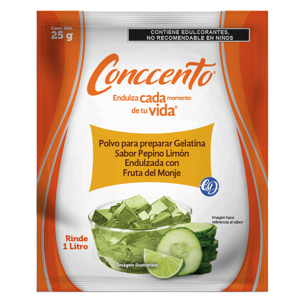 Gelatina Sin Azucar Pepino Y Limon Gelatina Sin 25 G
