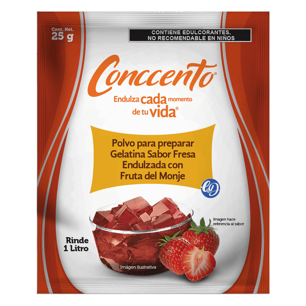 Gelatina Sin Azucar Fresa Gelatina Sin Azucar E 25 G