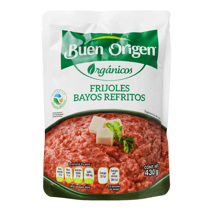Frijoles Bayos Refritos La Costeña Orgánicos 430 G