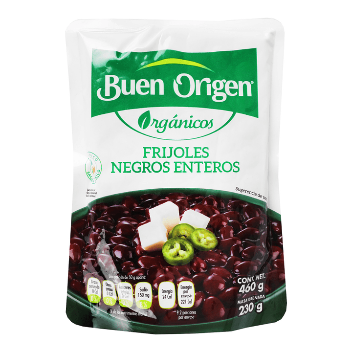 Frijoles Negros Enteros La Costeña Buen Origen 460 G