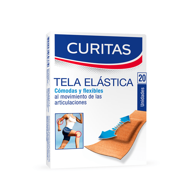 Curitas Venditas Tela Elastica Con 20 Pz