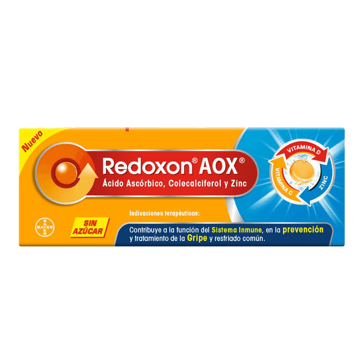 Bayer Redoxon Aox Naranja Con 10 Pz