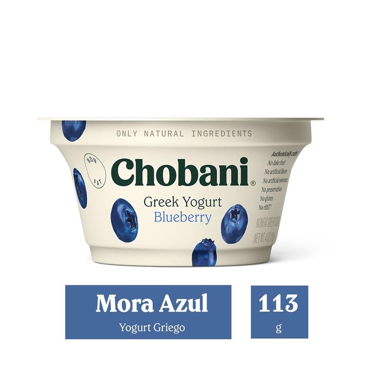 Chobani Yogurt Griego Mora Azul 113 G