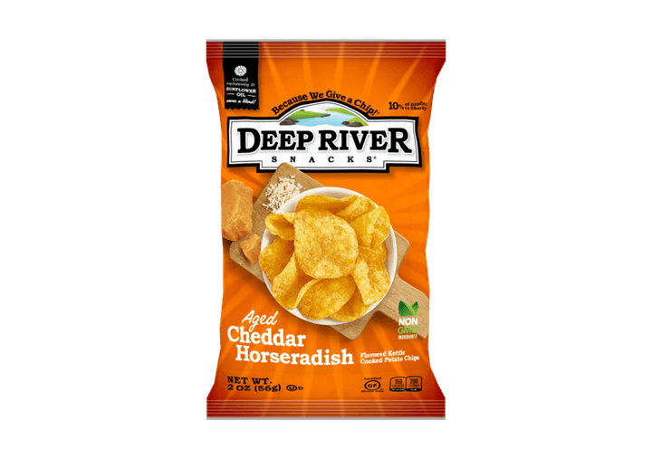 Deep River Kettle Potato Chip Aged Cheddar Horser 56 G