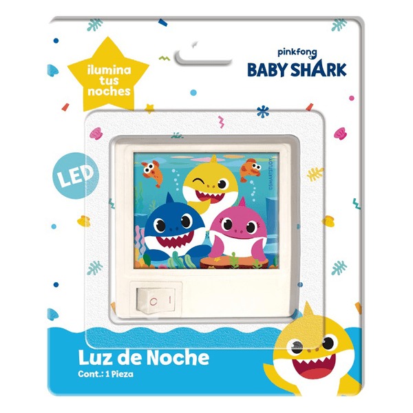 Luz De Noche Baby Shark 1 Pz
