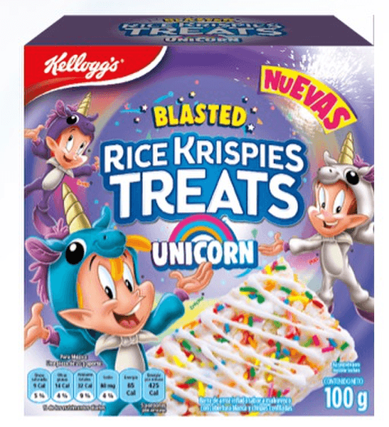 Barra De Arroz Rice Krispies Treats Unicorn 110 G