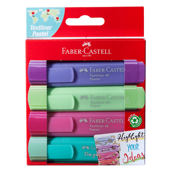 Textliner 1546 Pastel Set 4 Pz 1 Pz
