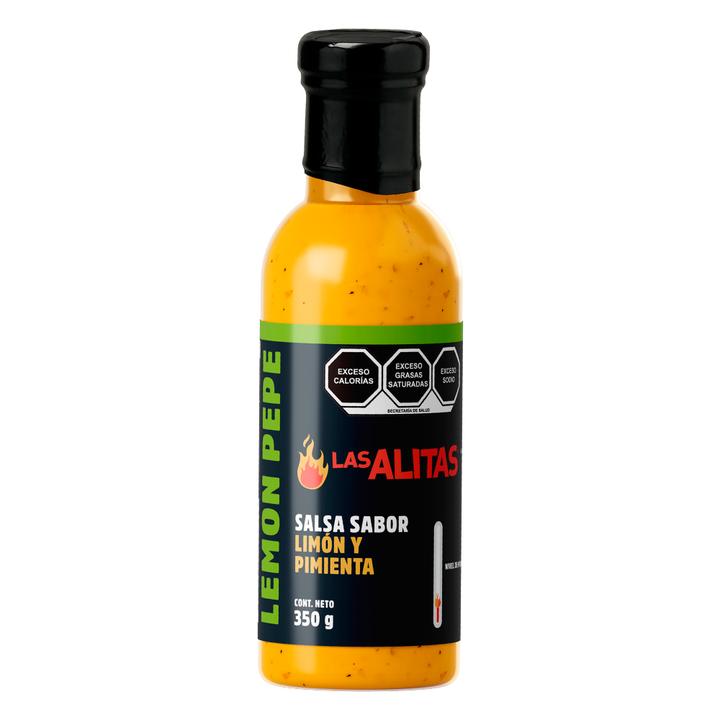 Las Alitas Salsa Para Alitas Lemon Pepper 340 Ml