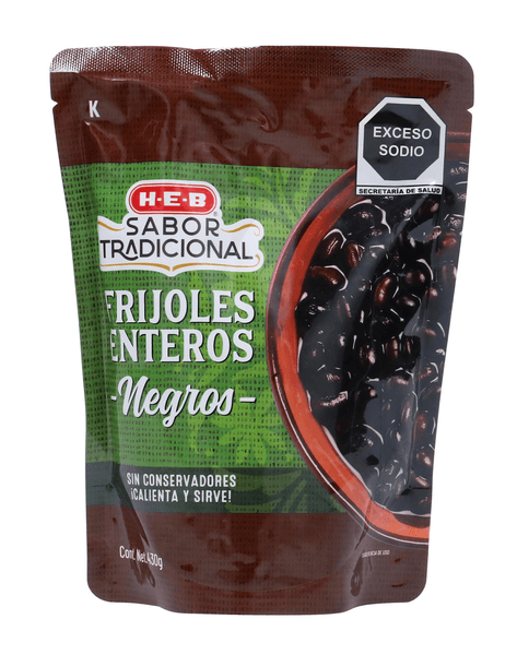Heb Frijoles Enteros Negros 430 G